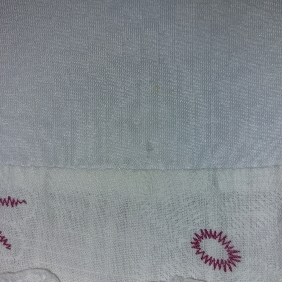 zara LADIES SHORT SLEEVE EMBROIDERED TOP- S - Picture 4 of 6